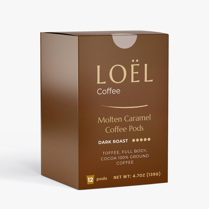Molten Caramel Coffee Pods (Dark Roast)