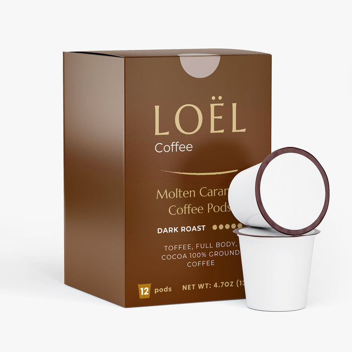 Molten Caramel Coffee Pods (Dark Roast)