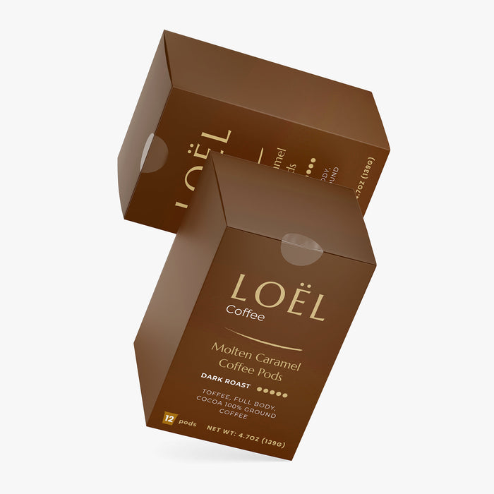Molten Caramel Coffee Pods (Dark Roast)