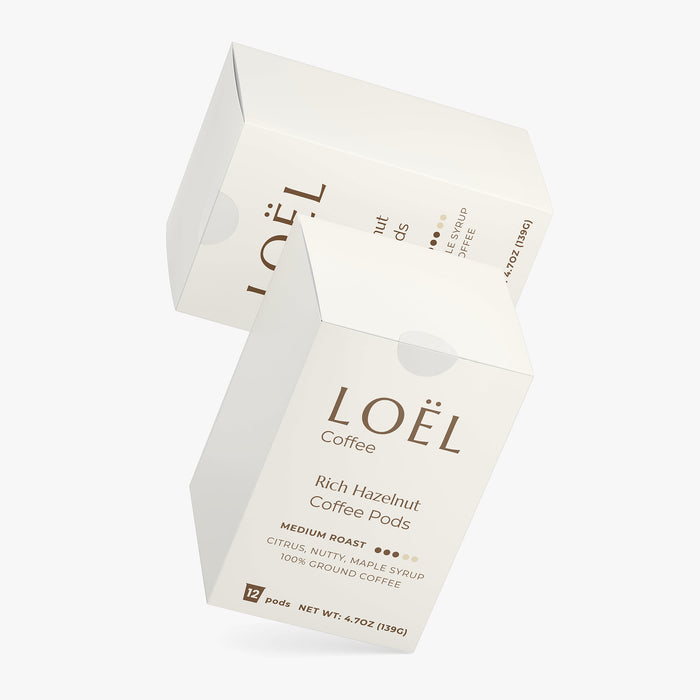 Rich Hazelnut Coffee Pods (Medium Roast)